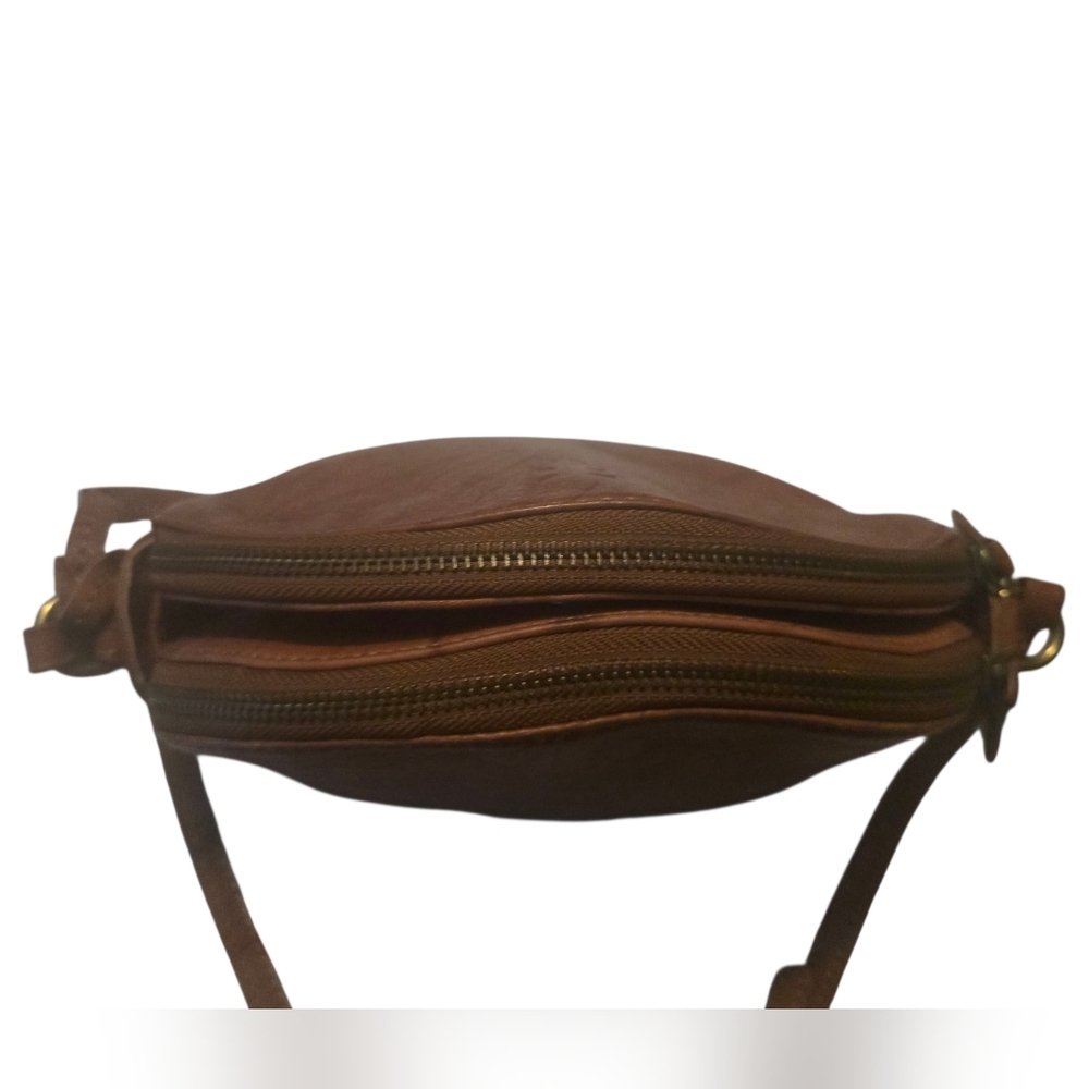 FRYE Leather Crossbody Distressed Brown Bag - Picture 12 of 12